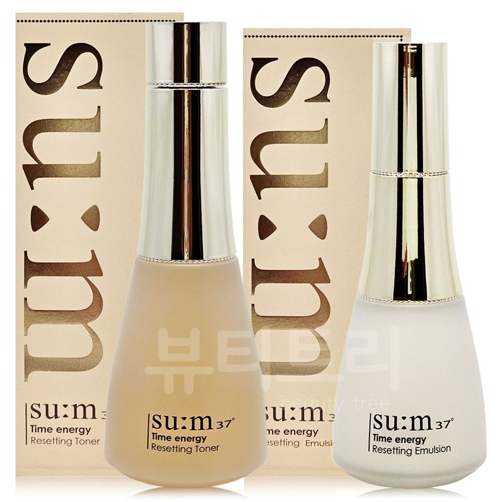 엘지생활건강 숨37 타임 에너지 리셋팅 토너 + 에멀전 단품세트
