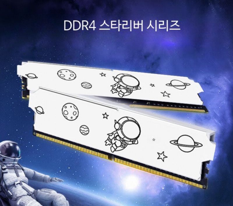 [해외] 데스크탑용 DDR4 메모리 8GB 16GB 듀얼키트 3200MHz 3600MHz CL16 방열판 PC 고성능 램 안정적 작동