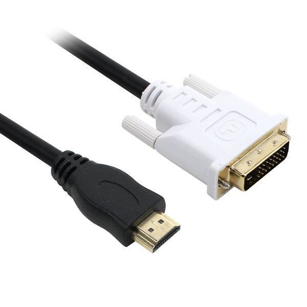 넥시(전자기기) HDMI TO DVI 케이블 V1.4 모니터 노트북 TV 1M NX196