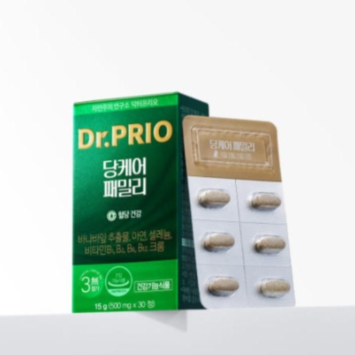 엠에스바이오텍 닥터프리오 케어 패밀리 바나바잎 추출물 아연 30정