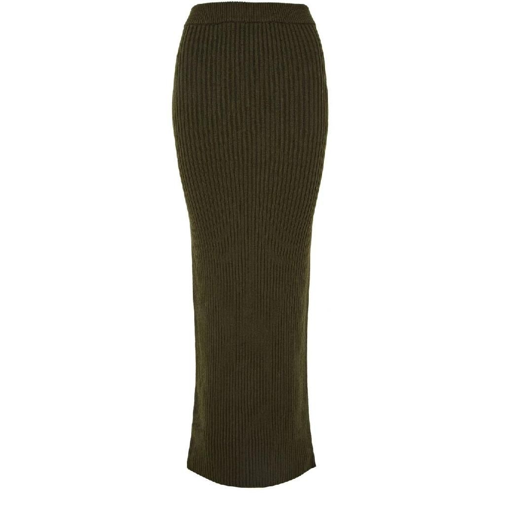 막스마라 여성 Boris maxi skirt verde muschio MAX224V7GEE4TAAA00 TP862661286