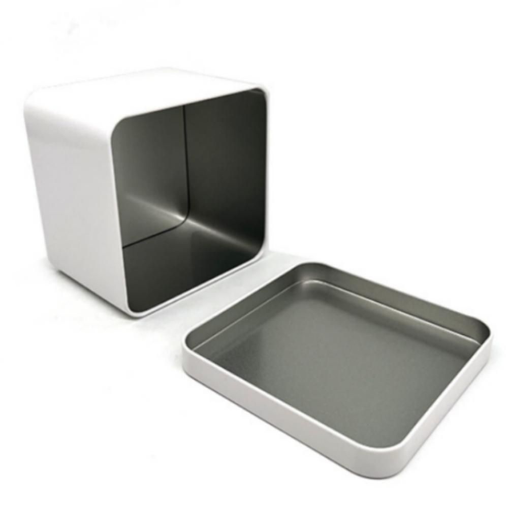 틴케이스 수납박스 철제 스틸 사각 쿠키 포장 데스크 화장품 정리함 무광 박스 수납함