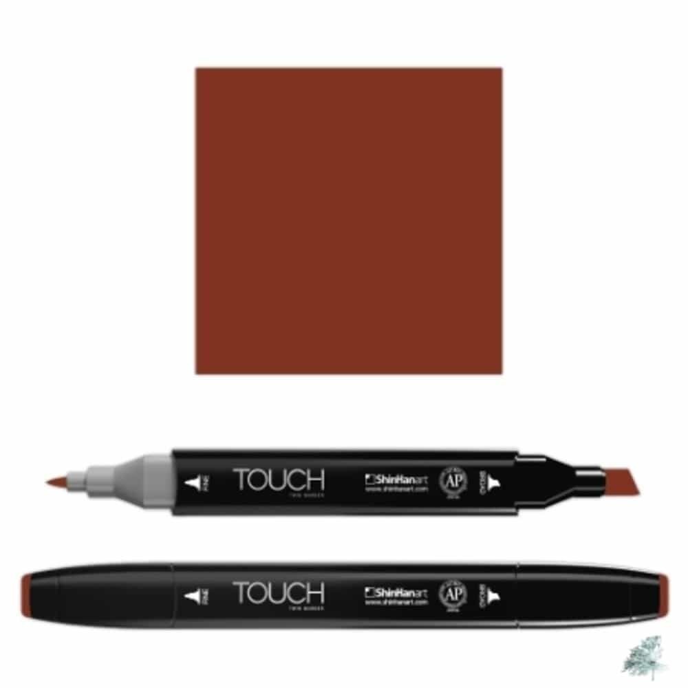 캔캔바바 신한 뉴터치트윈마카 BR94 브릭브라운 스케치 채색도구 디자인마카