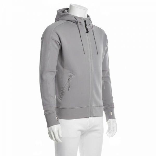 시피컴퍼니 12CMSS082A 남성 고글후드 집업 자켓 블루그레이