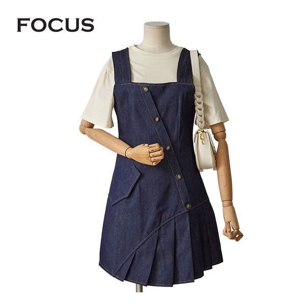 4KUS 포커스데님사선원피스FM3C7OP0269 966870