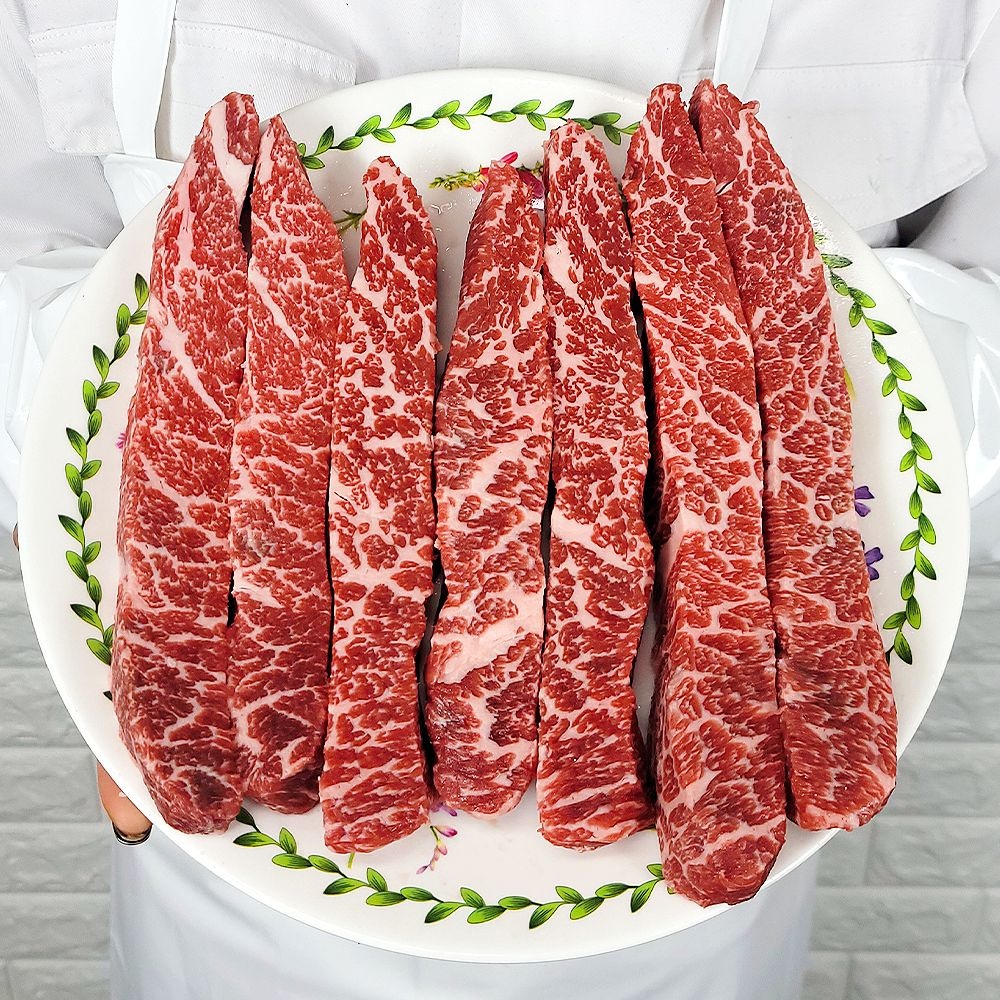 바라던 바라던 뼈 없는 우대갈비 소갈비 미국산 캠핑음식 스테이크 200g