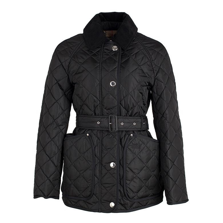 버버리 여성 다이아몬드 퀼팅 자켓 PENSTON 8071843 (BLACK)