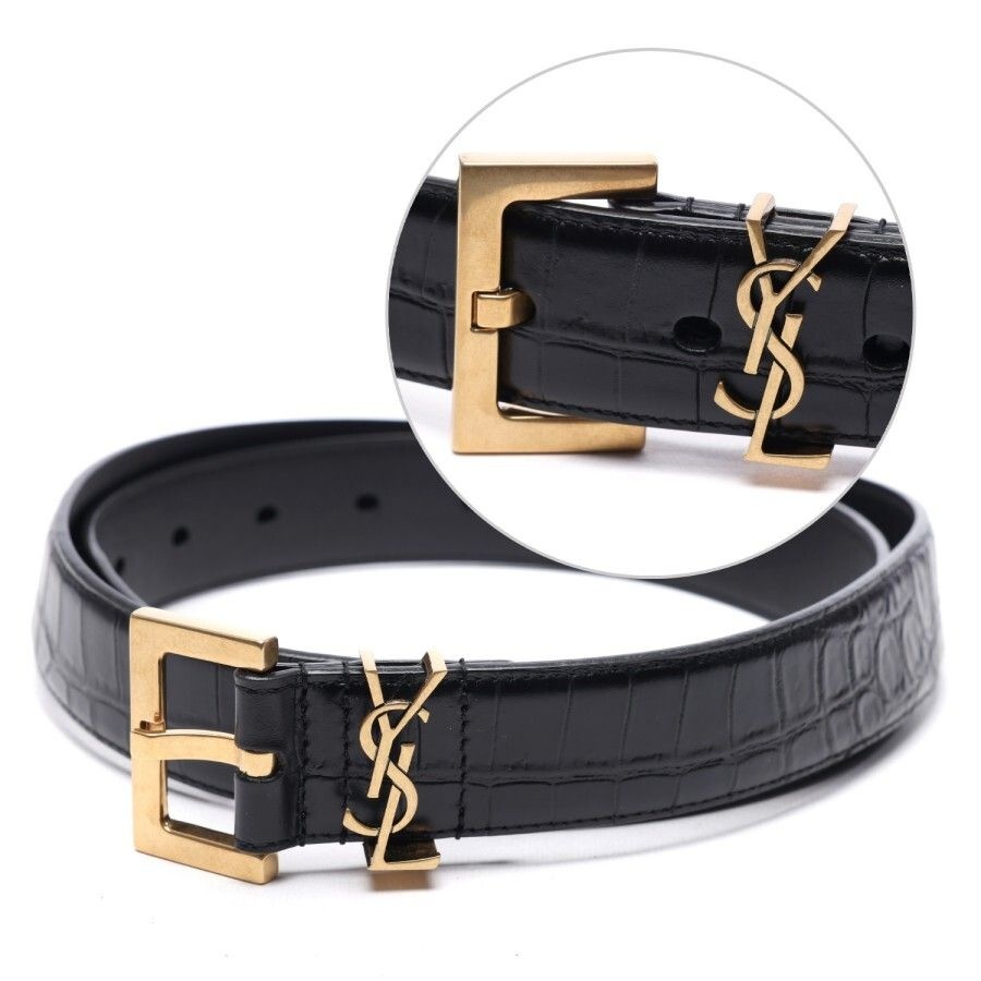 생로랑 [AK원주점] [생로랑] 23SS 남성 모노그램 벨트 (634440_DZE0W_1000_23S)