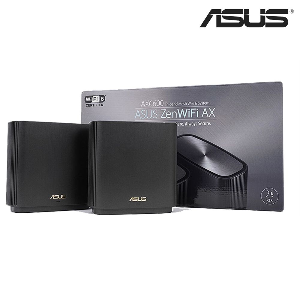 ASUS 에이수스 ASUS ZenWiFi XT8 유무선공유기 2Pack 기가비트 AX6600 와이파이6 쿼드코어
