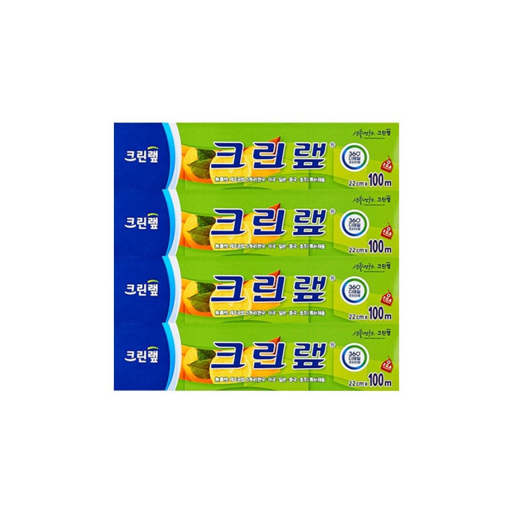 크린랲 크린랩 22cm 100M X 4개