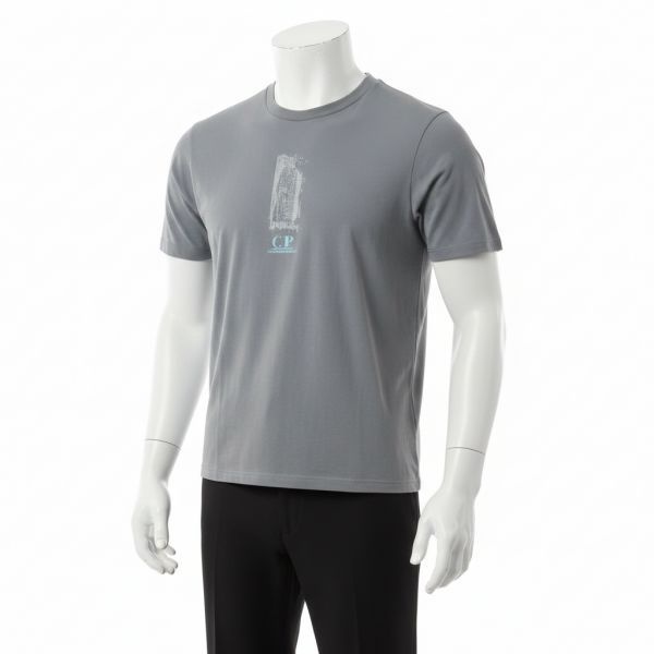 CP COMPANY 씨피컴퍼니 CP컴퍼니 25 241 저지 Front and Back 로고 T-티셔츠 18CMTS310A 005431G 935 프론트 앤 백 반팔 티셔츠 375680