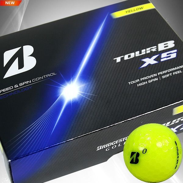 브리지스톤 [브리지스톤]26) TOUR-B XS 골프볼(3PCS)(옐로우)