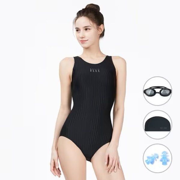 베이직엘르 베이직엘르 알뜰쇼핑[4종세트 베이직엘르 여성 실내수영복 여자수영복 BEFQ150K