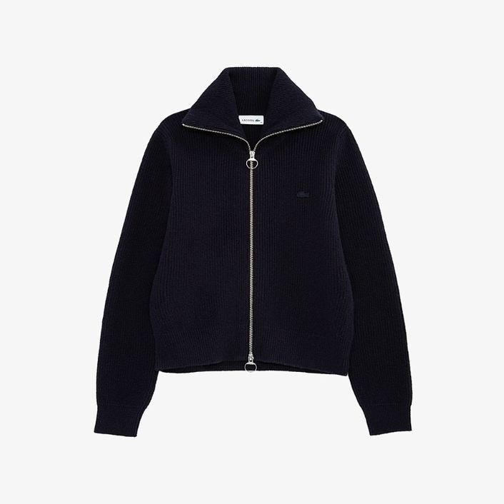 [국내백화점 출고] 라코스테 여성 25FW 립조직 풀집업 가디건 AF311E-55N-HDE AF311E-55N-HDE-EJS [인기상