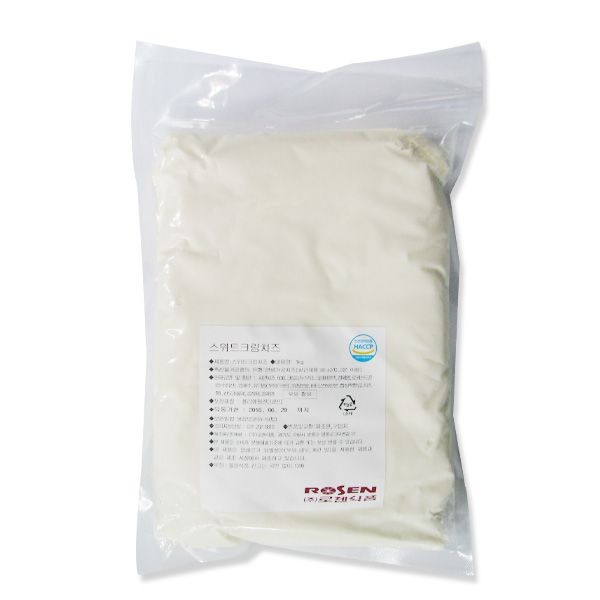 로젠 스위트 크림 치즈 소스 1kg(크림 제빵 감자튀김)