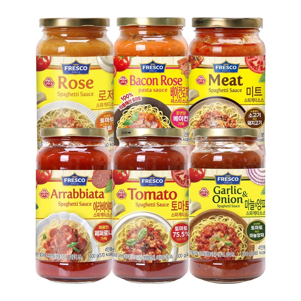 오뚜기 프레스코 파스타소스 600g 5개