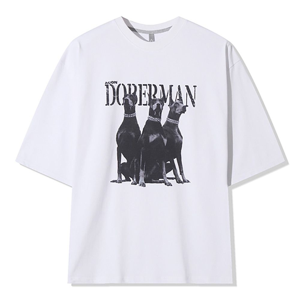 리빌모아 리빌모아 [패션플러스][리빌모아]남자 캐주얼 도베르만 라운드 반팔티 AC-TSH-Q067