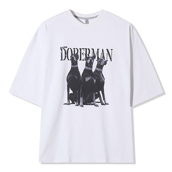 상품상세참조 남자 캐주얼 도베르만 라운드 반팔 티셔츠 AC-TSH-Q067