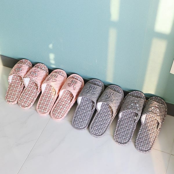 [교보문고](현대Hmall) 체리하우스 뉴 고양이 토끼 3중쿠션 slippers 2size