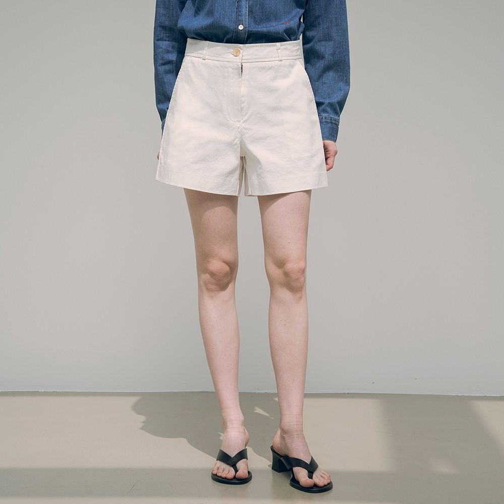 SI-PT7067 chino short pants_White
