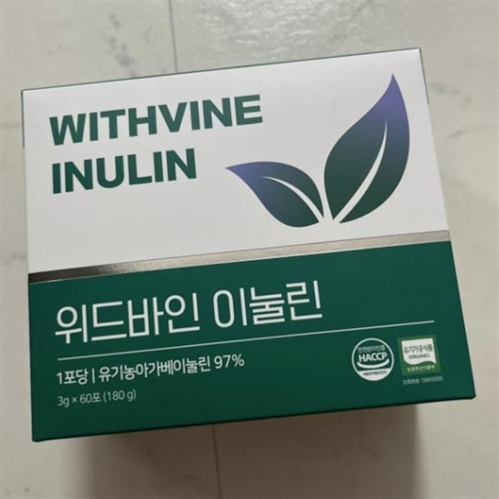 상품 상세페이지 참조 위드바인 유기농 아가베 이눌린 3g 유기농 아가베 이눌린 대나무수액추출분말