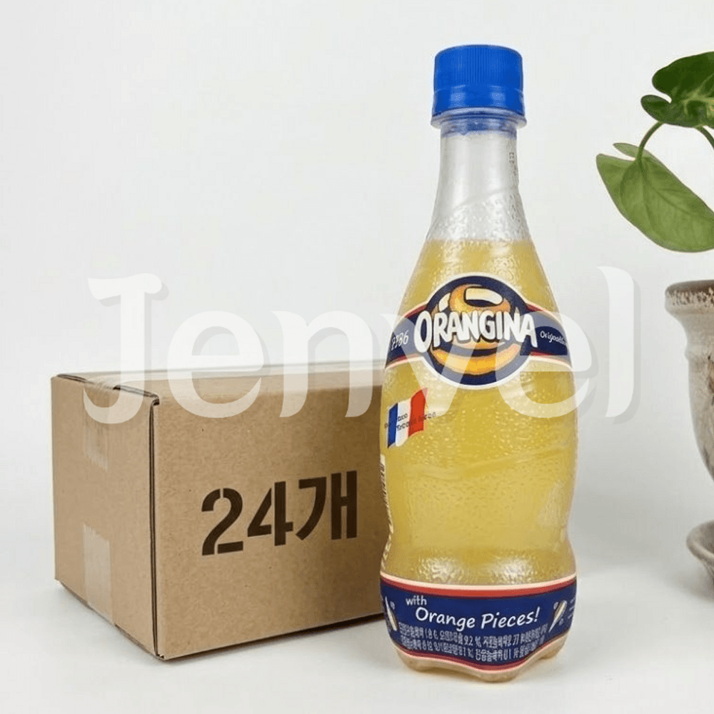 오랑지나 420ml 24개 1박스 오렌지 과즙 탄산음료 에이드