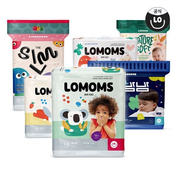 로맘스 기저귀 키키/슬림/밤/네이처 전라인 4팩 모음 - 로맘스x지마켓 빡세일 특가