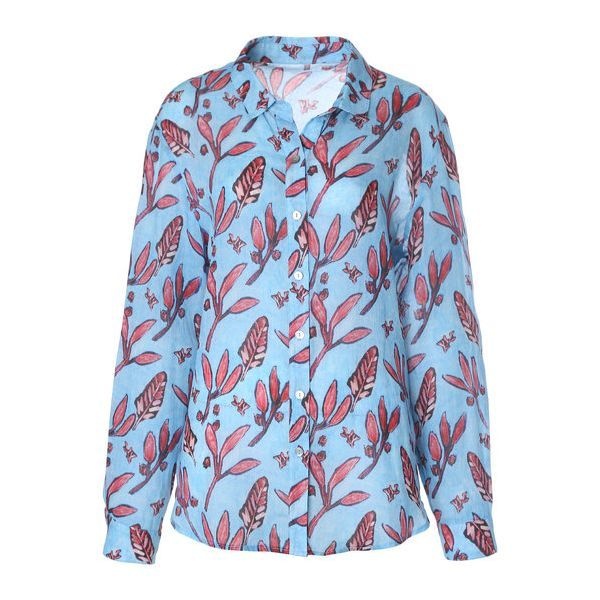 벨라디터치 [벨라디터치]프린트린넨린넨100블라우스V3F2BL22 1091541