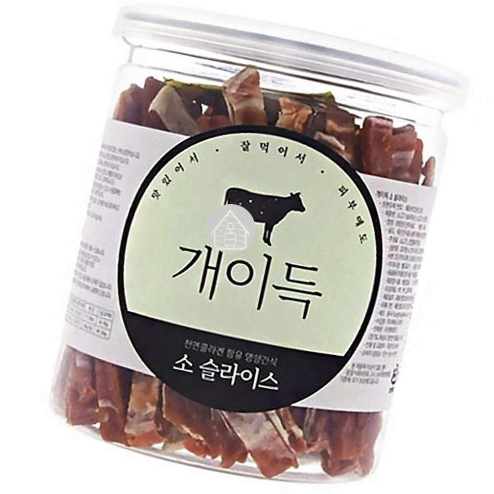 개이득 소고기 슬라이스 200G 반려견간식 강아지소간식 강아지가좋아하는간식
