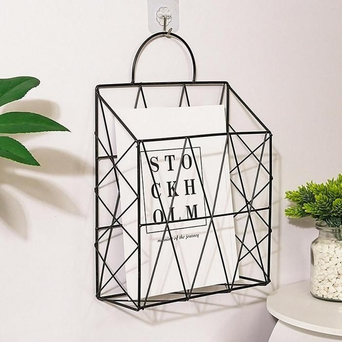 (GTF70735)감각 매거진 랙(블랙) 철제