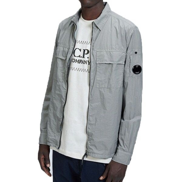 CP컴퍼니 [씨피 컴퍼니] [명품] 씨피컴퍼니 렌즈 타일론 남성 자켓 그레이 11CMSH249A