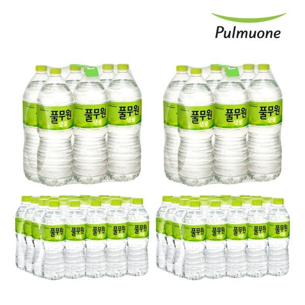 풀무원샘물㈜ 풀무원샘물 [풀무원샘물] 생수 2종(2L x 12병+500ml x 40병) 52병 혼합구성