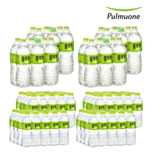 풀무원샘물㈜ 풀무원샘물 [풀무원샘물] 생수 2종(2L x 24병+500ml x 80병) 104병 혼합구성