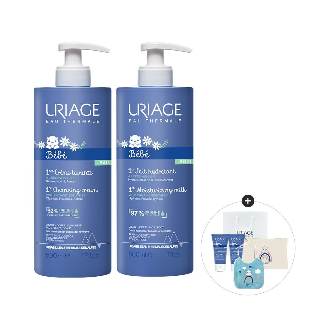 [SET]유리아쥬 베이비 프리미어 레(로션) 500ML + 끄렘 라방떼 (클렌저)