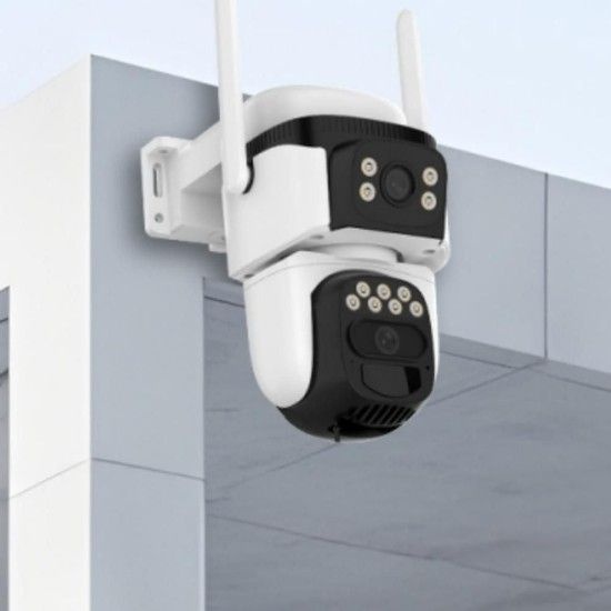 듀얼 랜즈 무선 IP 카메라 실외용 가정용 홈 CCTV CCTV카메라 외부cctv 실외용무선cctv