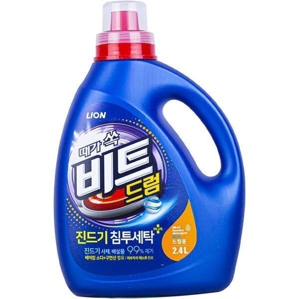 비트 라이온 때가쏙비트 드럼 진드기 침투세탁 2.4L 고농축 빨래 세탁세제