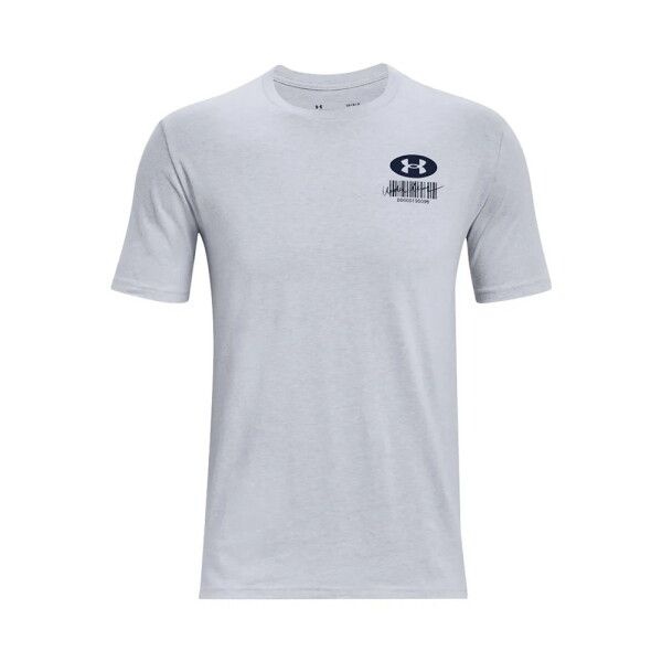 언더아머 [언더아머] 남성 심볼 바코드 반팔티셔츠_1370527-011