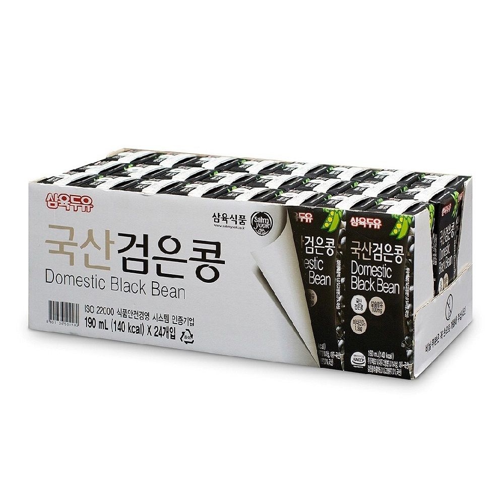무료배송 삼육두유 국산 검은콩 두유 190ml x 24