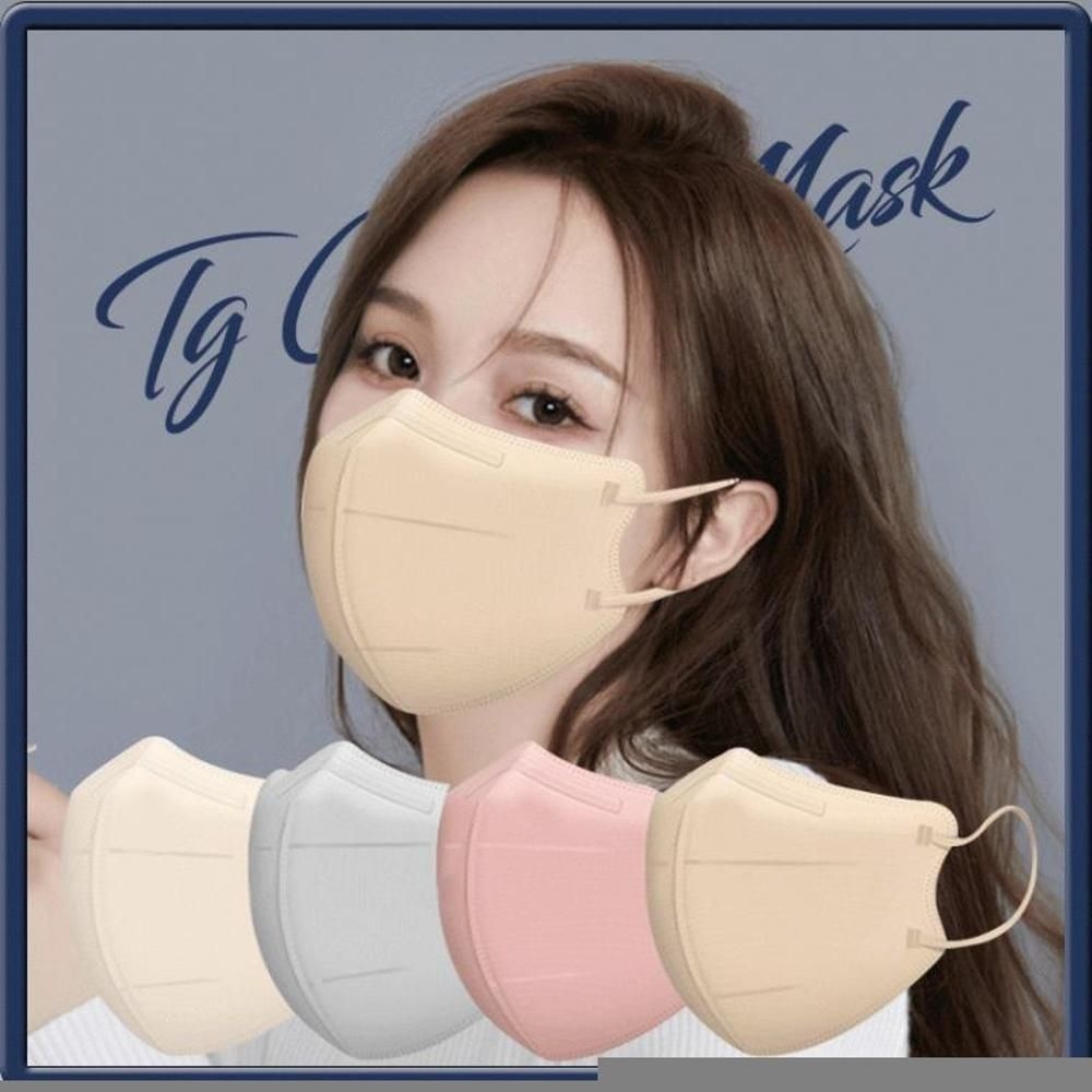 STYLEMIX 협력사 마스크 티지/퓨어핏 컬러 일회용 대형 2D 새부리형 10매씩 벌크포장 P62-28E