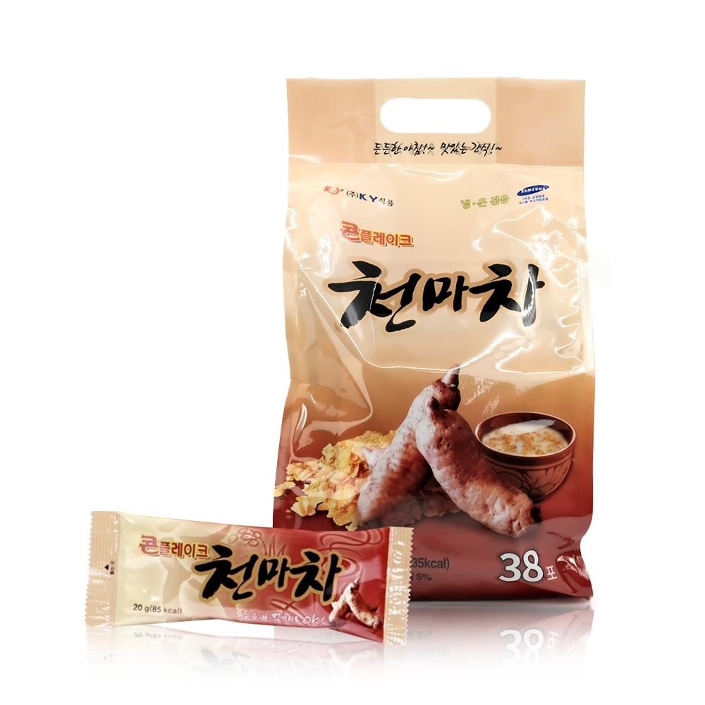 ky식품 콘플레이크 천마차 20gx38포 든든한 간식 아침대용