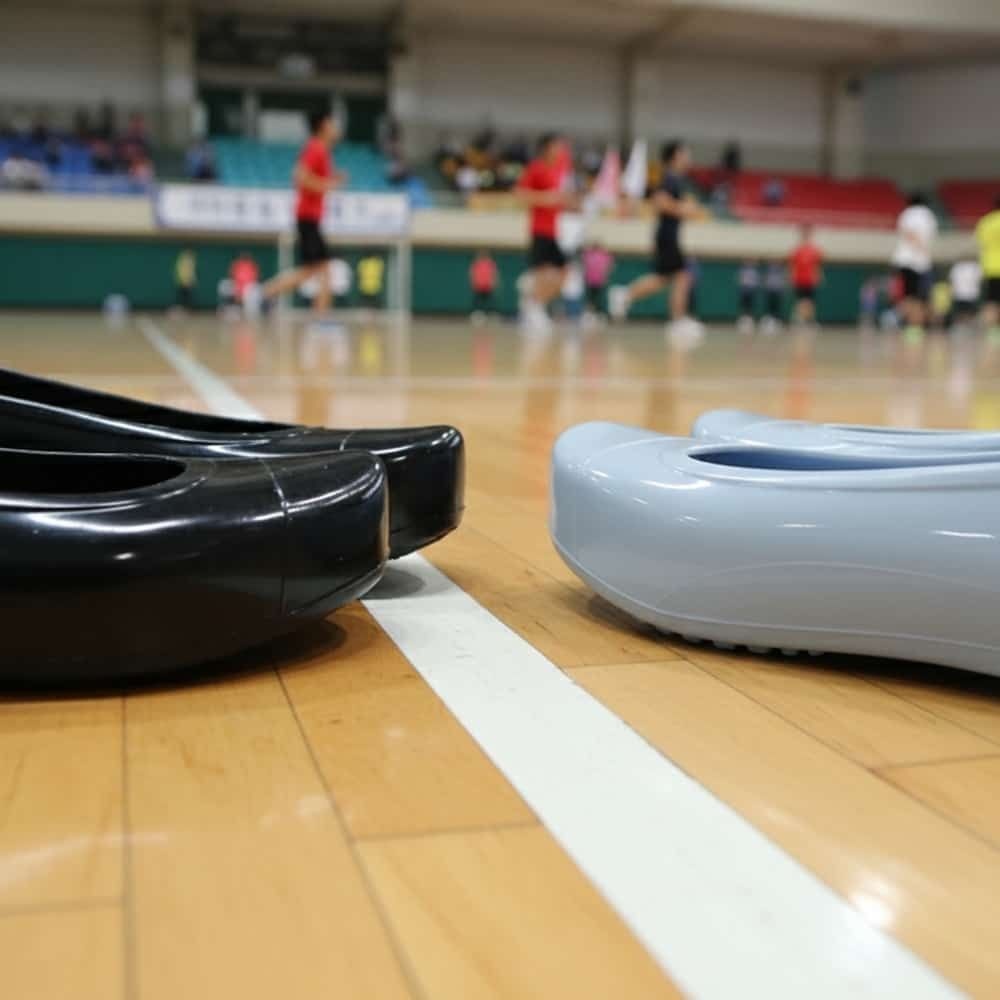 운동회고무신 미끄럼방지신발 고무신 1켤레 280CM 검정흰색 작업용신발 코스프레 운동회