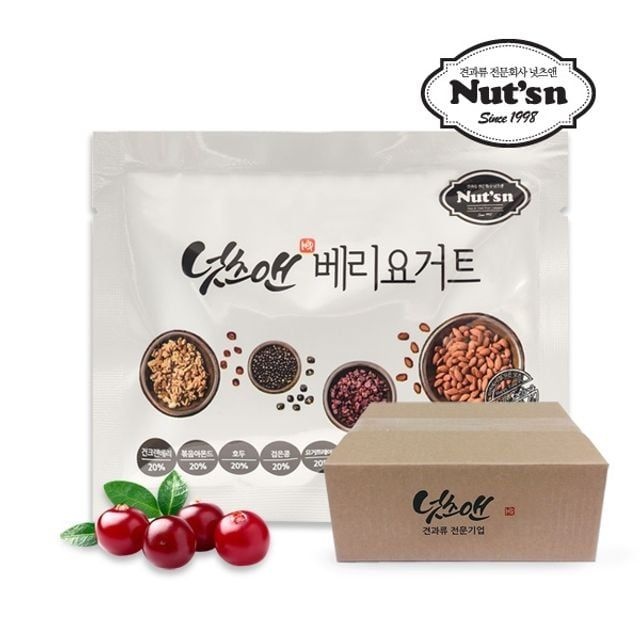 데일리루트 협력사 넛츠앤 베리요거트 90봉 견과류 하루견과 실속형 명절선물 초콜릿 영양간식