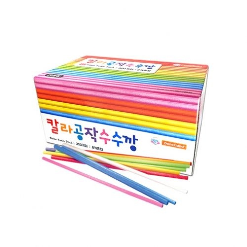 [온누리상품] 도너랜드 칼라공작수수깡 벌크