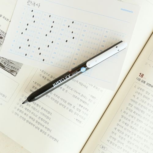 모리스 저스트클릭 컴퓨터용 사인펜 이니셜각인 레이저각인