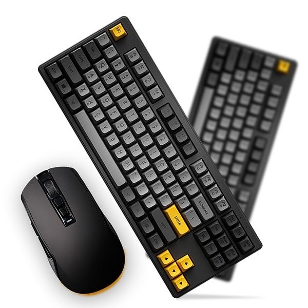 몬스타기어 유선 데스크탑 세트, 가츠 X187 다크나이트 스웩3050 블랙