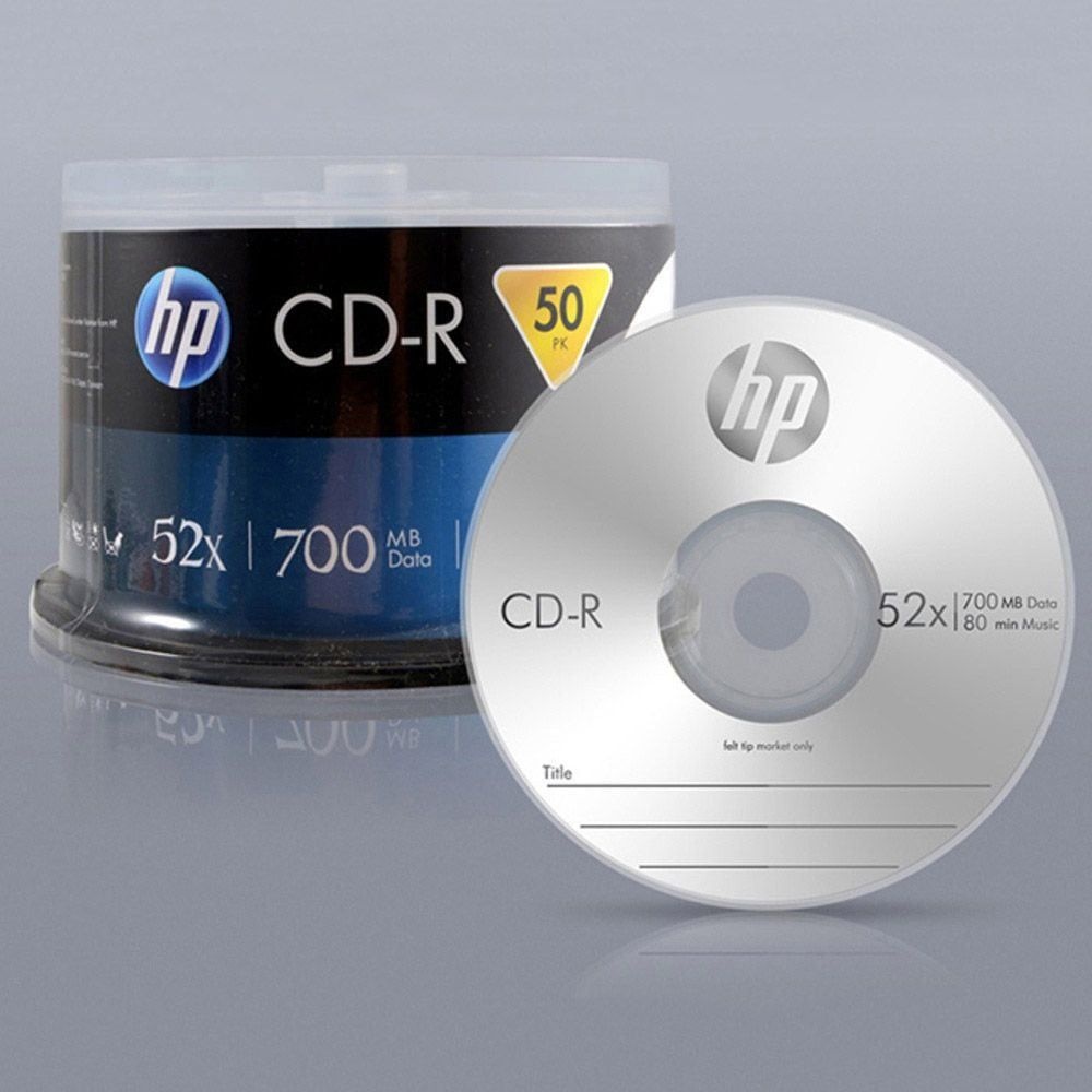 협력업체 HP Media CD-R 52x 700MB (50p 케익 케이스)