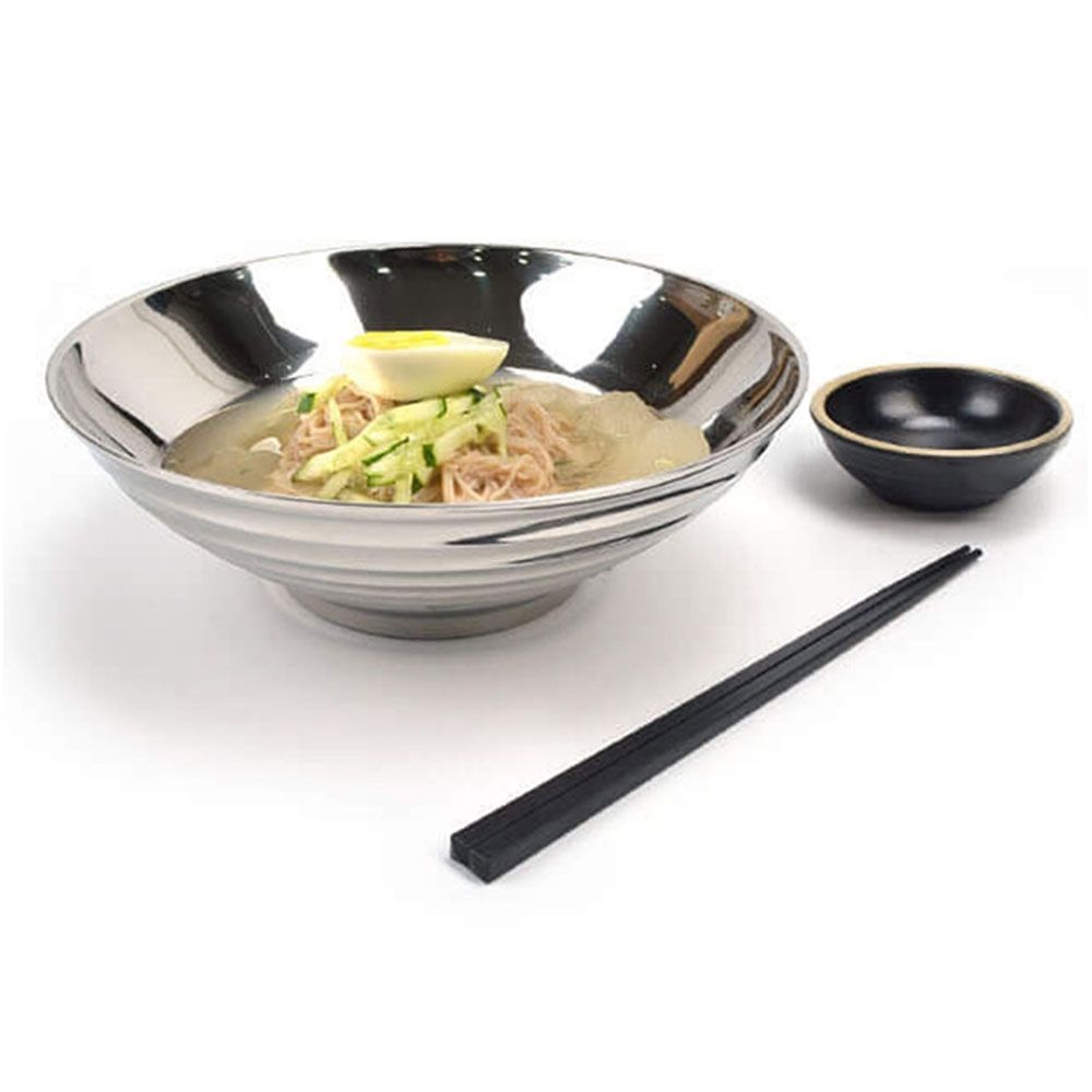 올인올협력사 식당 냉면 그릇 물결 찬 식기 우동 라면기 여름 콩 국수 그릇 업소용 냉면기