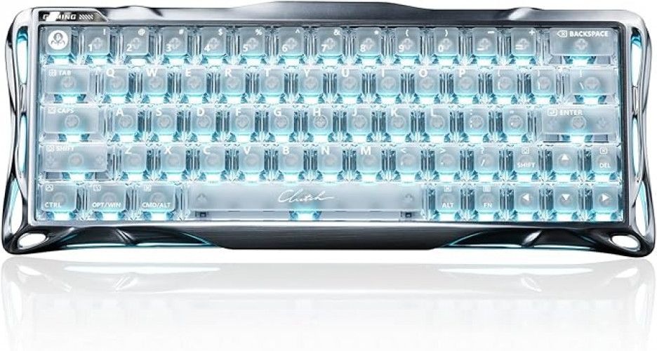 [해외] GravaStar Mercury V60 PRO 유선 게이밍키보드 알루미늄 래피드 트리거 맞춤형 UFO 스위치 초저지연 8000Hz