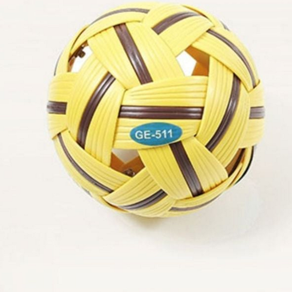 세팍타크로 세팍타크로 공 수제 실외 공 남자용 성인 발배구공 트레이닝 플라스틱 직조공 스포츠 훈련공