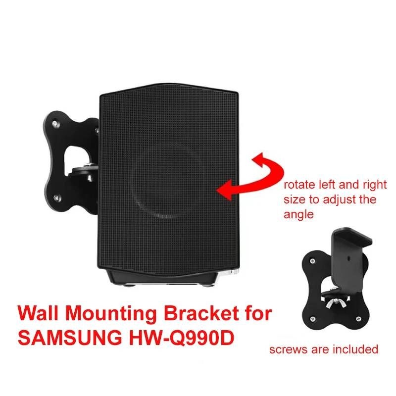 NoEnName_Null [해외] 모니터스피커스탠드 거치대 홈시어터 서라운드 월 브라켓 삼성 HW-Q990D HW-Q990C HW-Q930B 사운드바